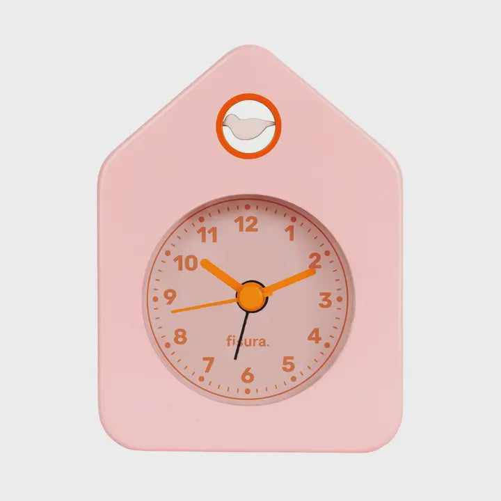 Mini Pink House Alarm Clock