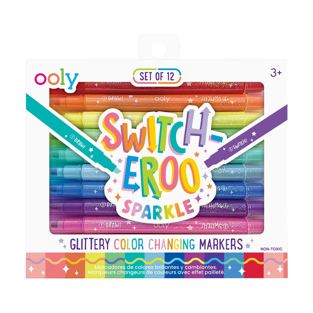 Switch-Eroo Sparkle Color Changing Markers