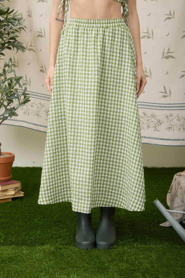 Eliza Gingham Skirt