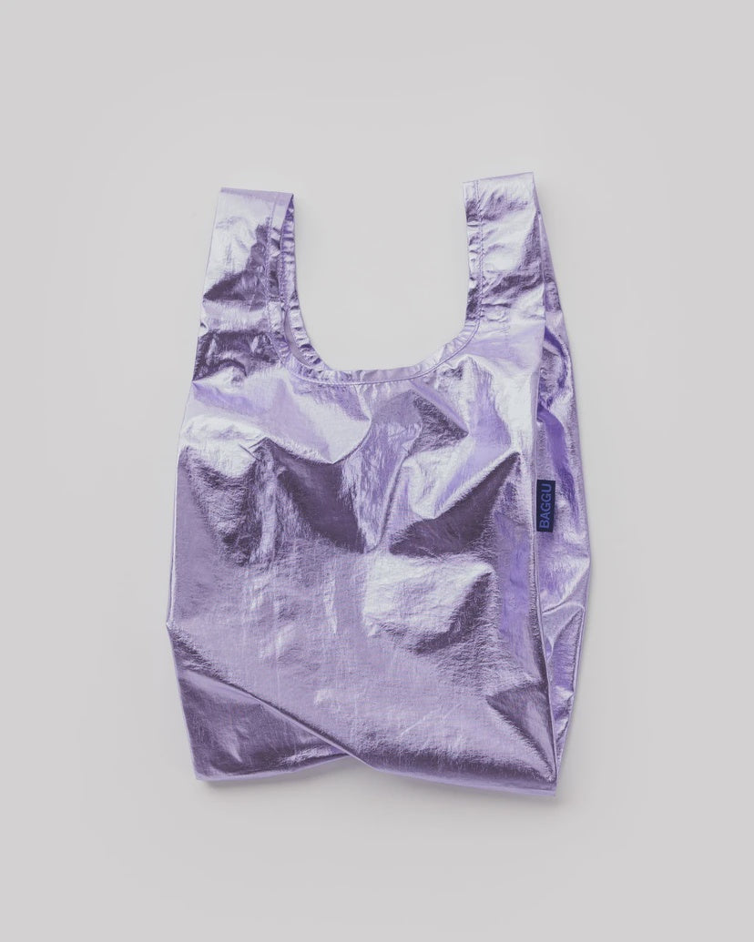 Lavender Metallic Baby Baggu
