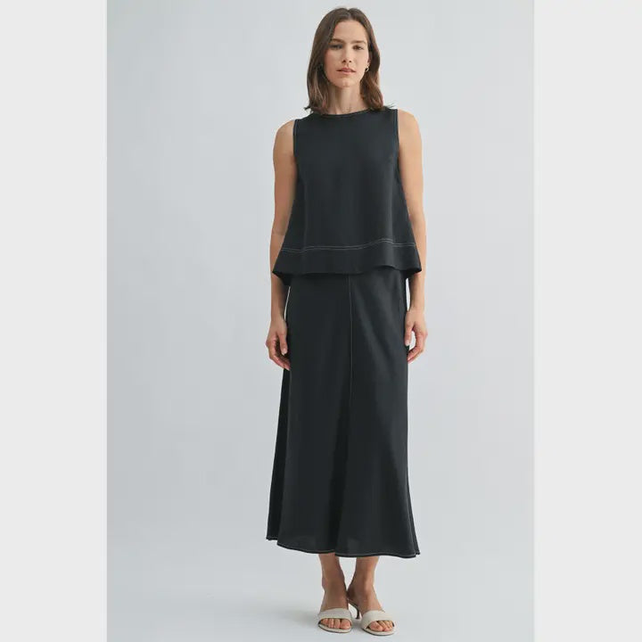 Meg Contrast Top
