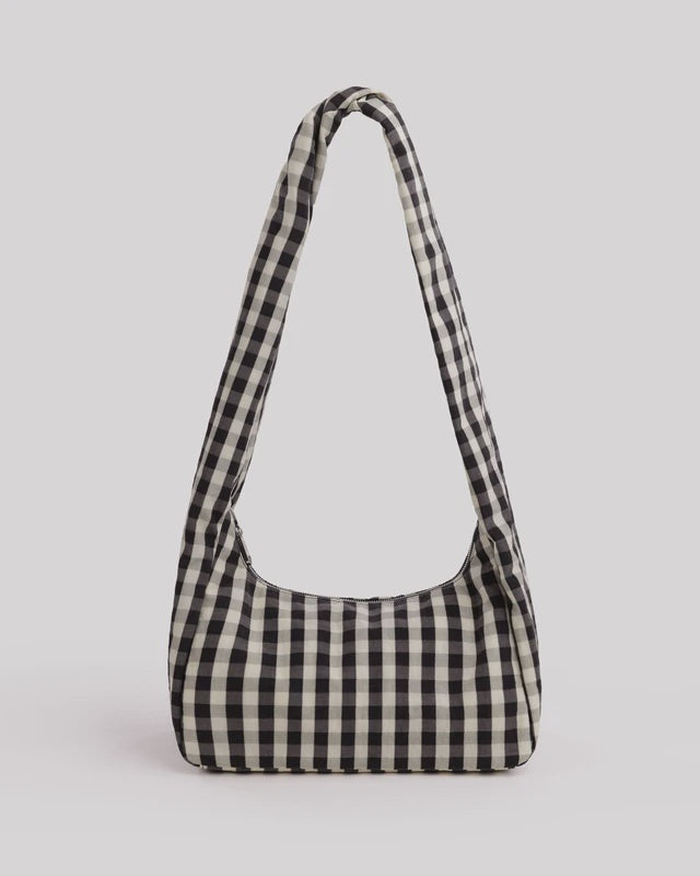 Blk &amp; Cream Nylon Meringue Bag