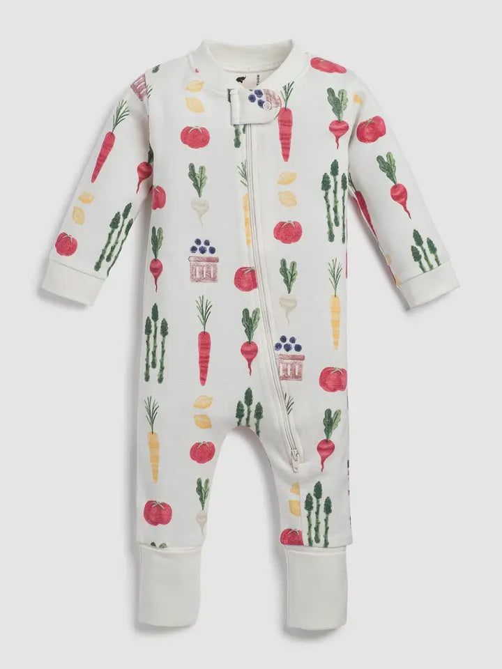 Farmers Market Zip Romper