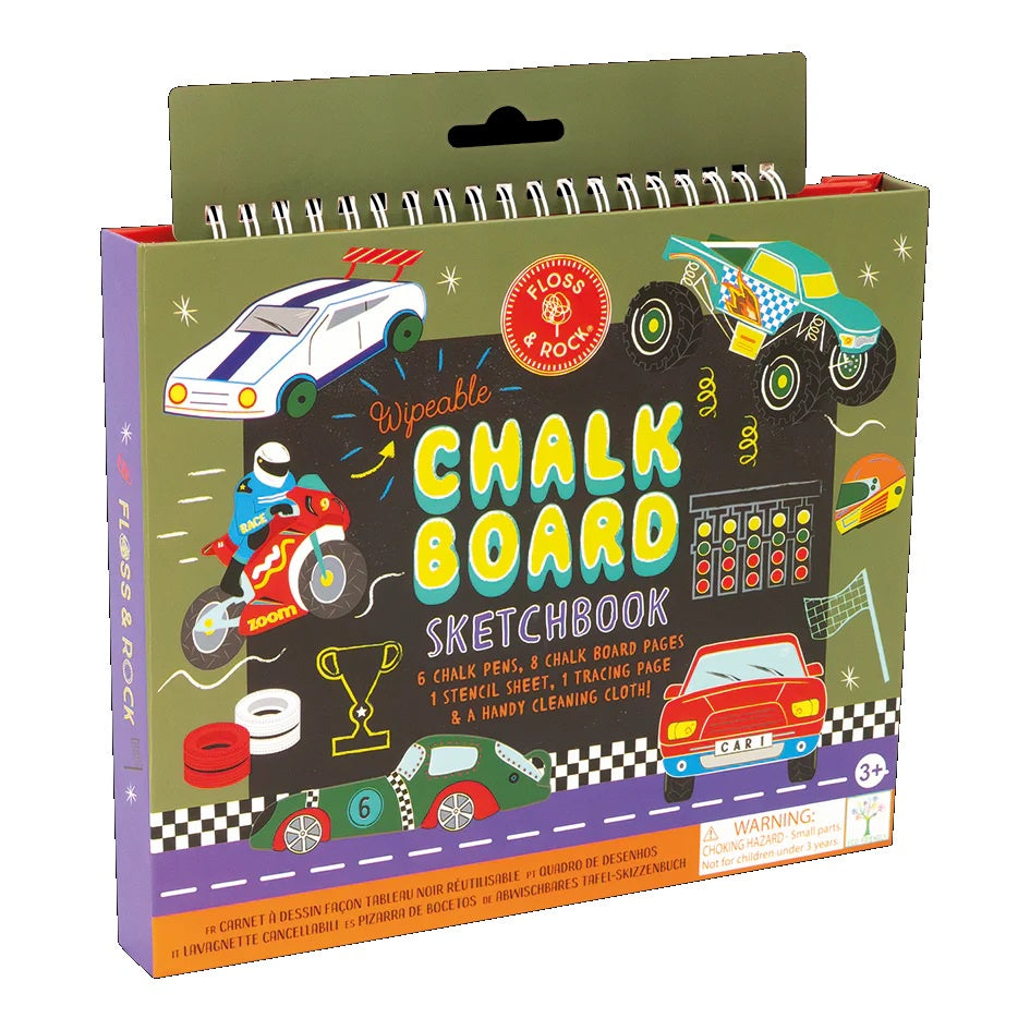 Cars Chalkboard Sketchbook