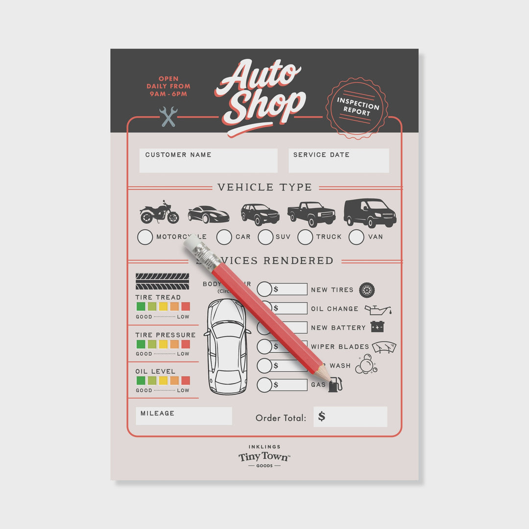 Auto Shop Play Notepad