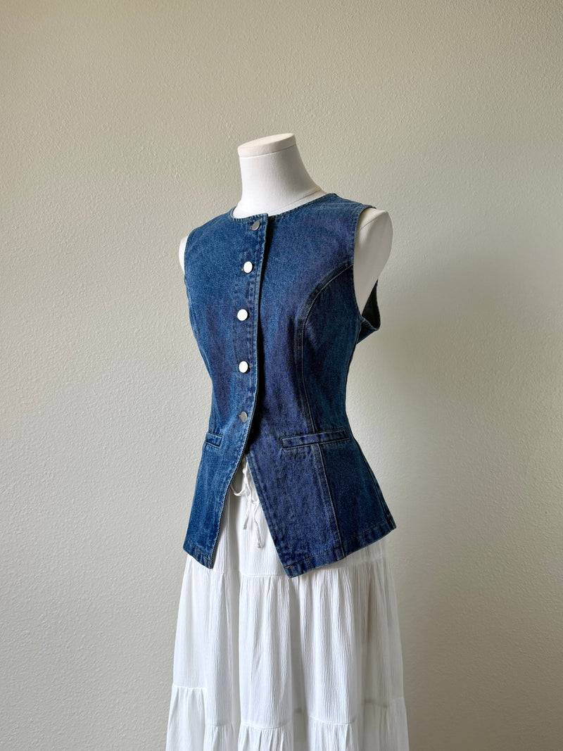Aspen Denim Top