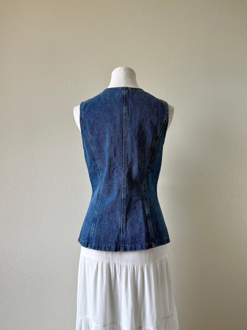 Aspen Denim Top