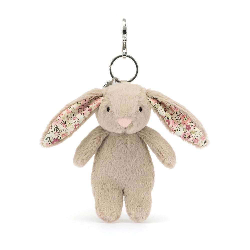 Blossom Beige Petal Bunny Bag Charm