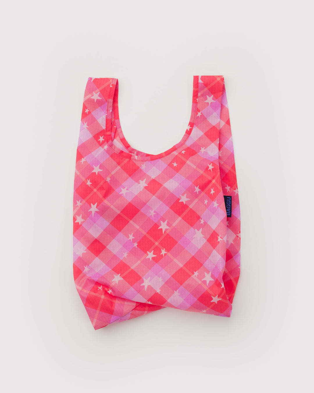 Pink Star Plaid Baby Baggu
