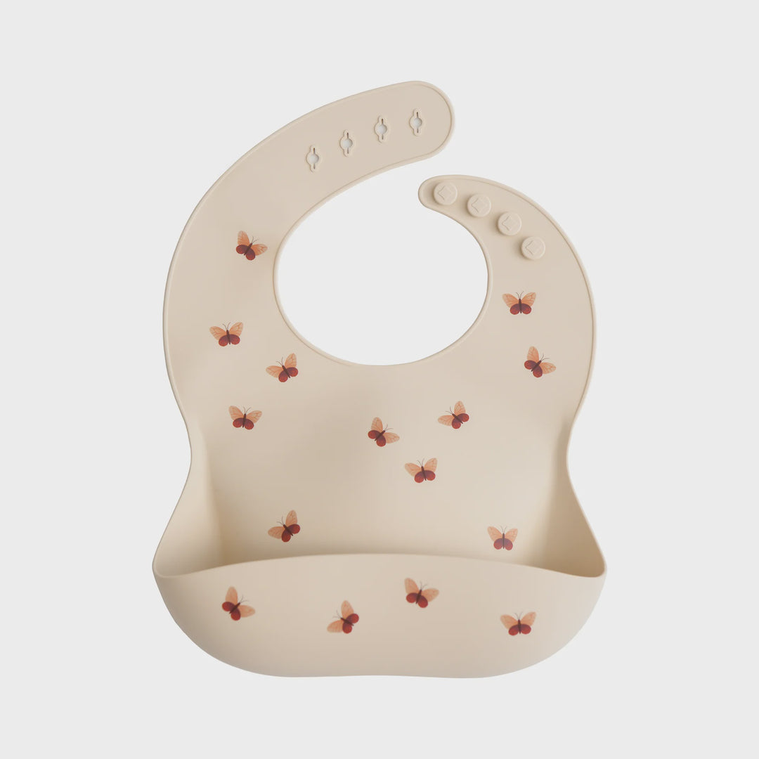 Butterflies Silicone Bib