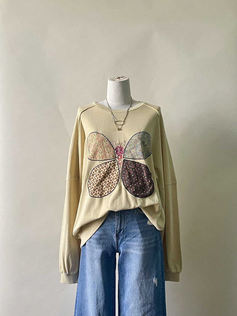 Butterfly Patch Top