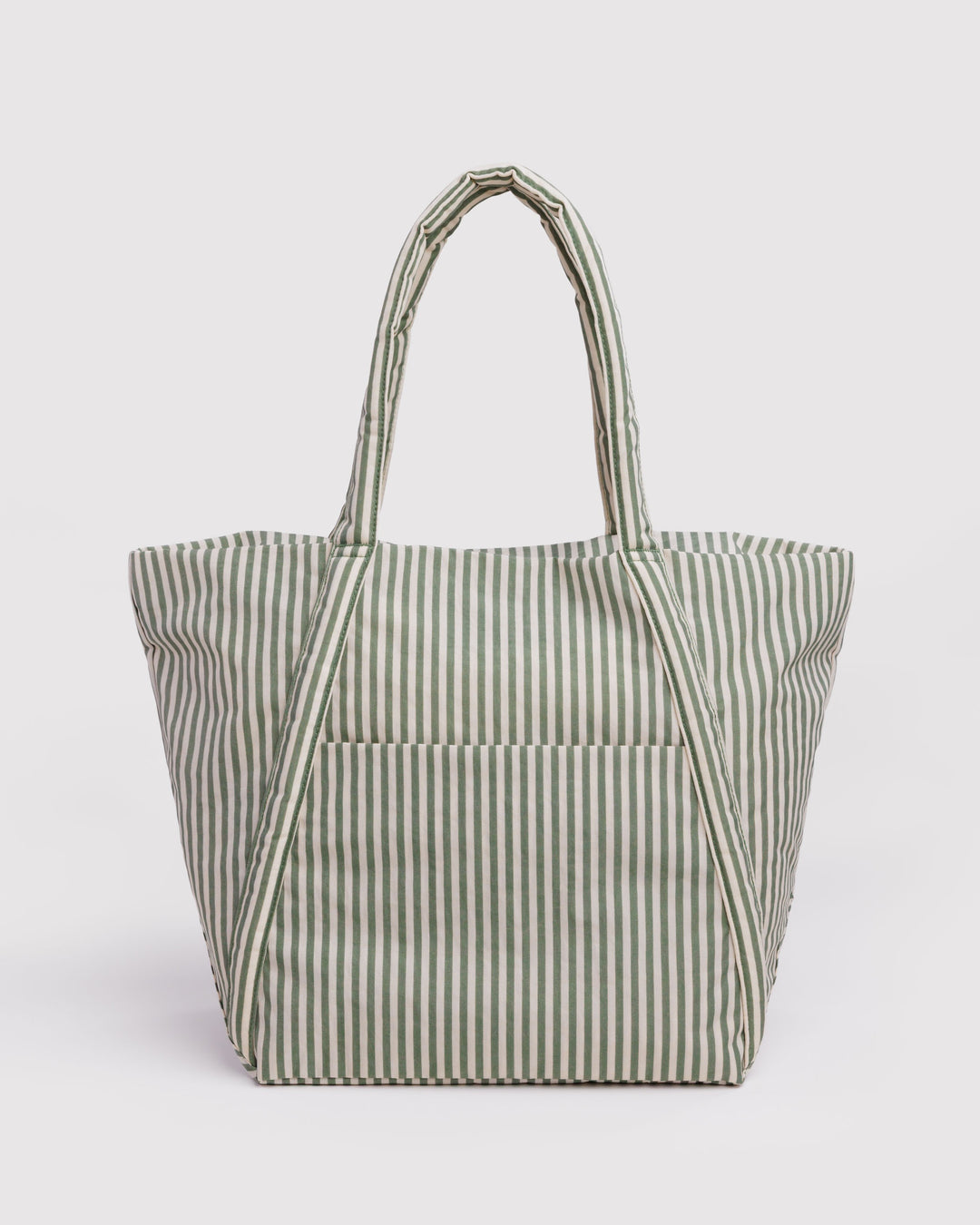 Sage Stripe Cloud Bag