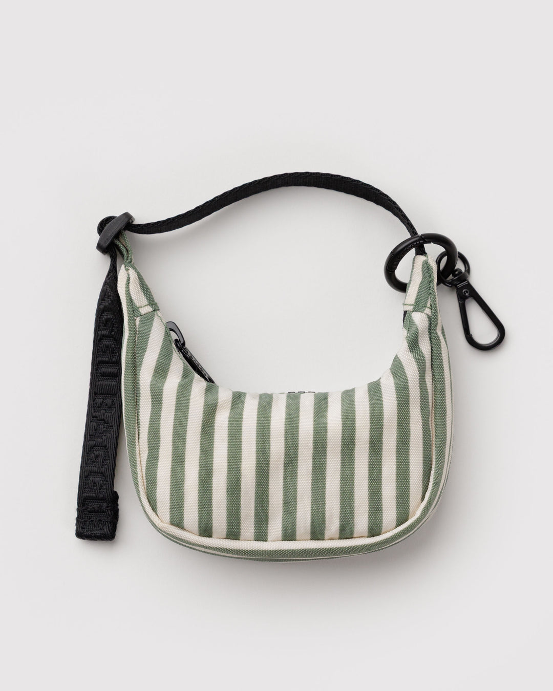 Sage Stripe Bag Charm