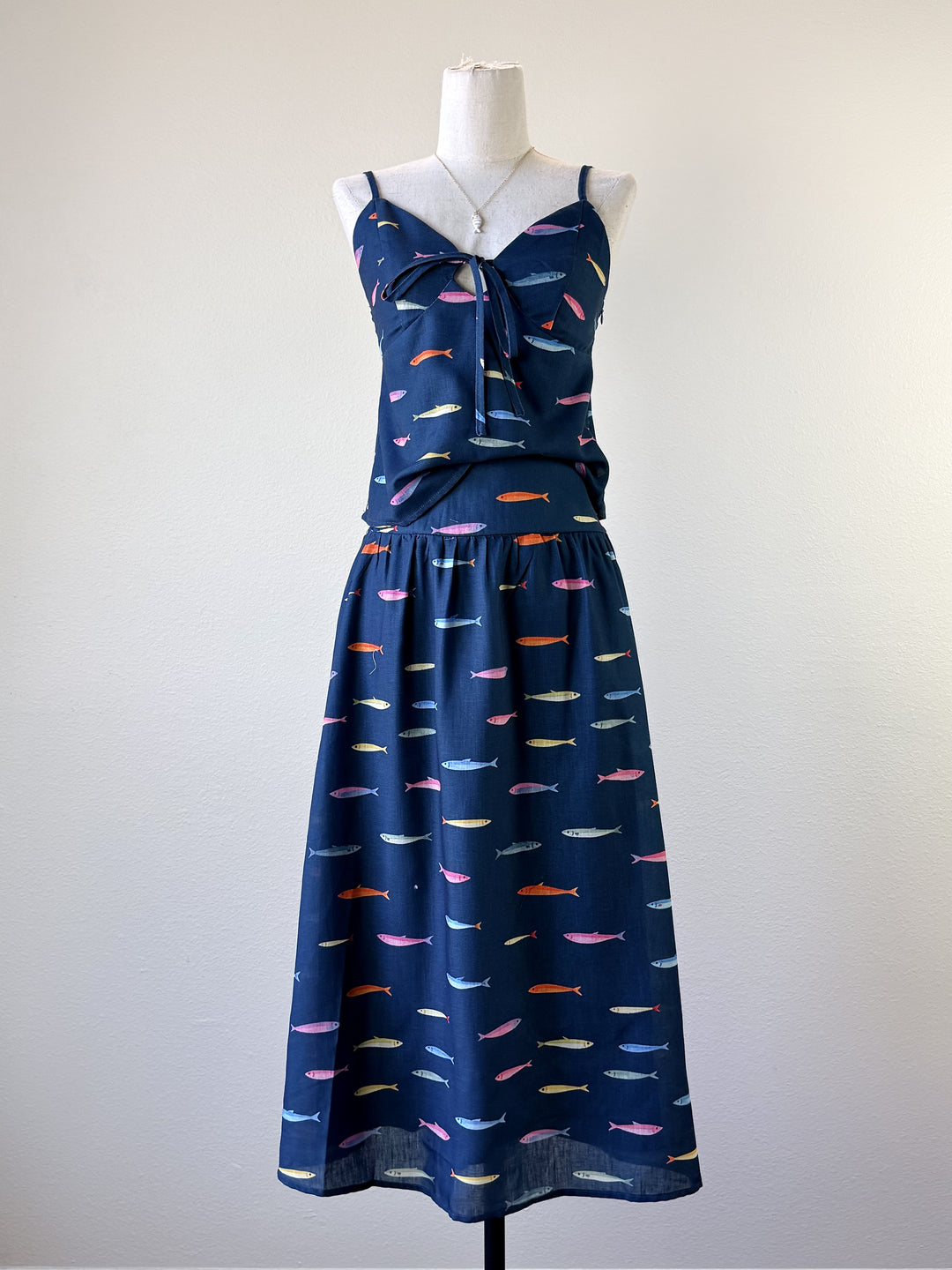 Fish Print Skirt