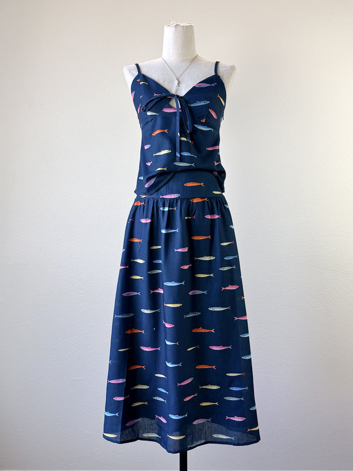 Fish Print Skirt