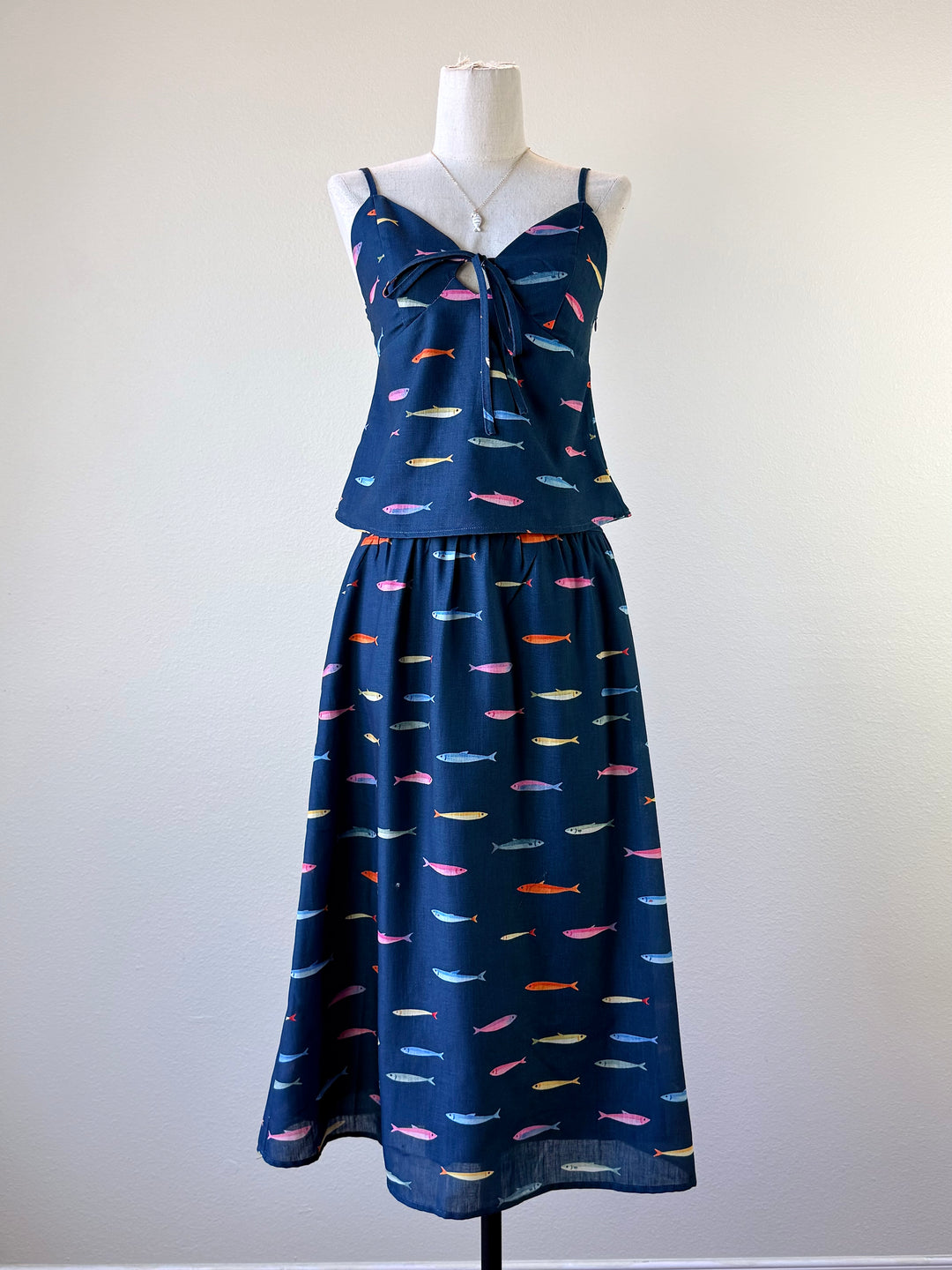 Fish Print Skirt