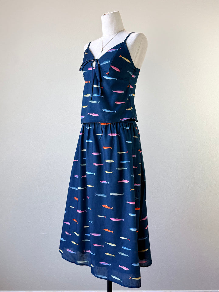 Fish Print Skirt