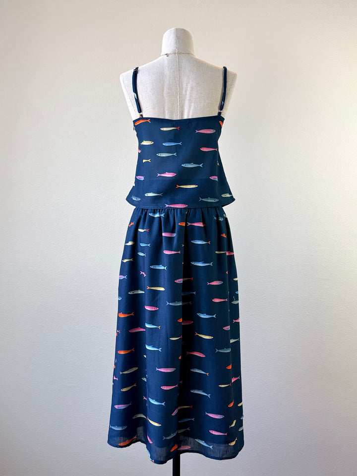 Fish Print Skirt