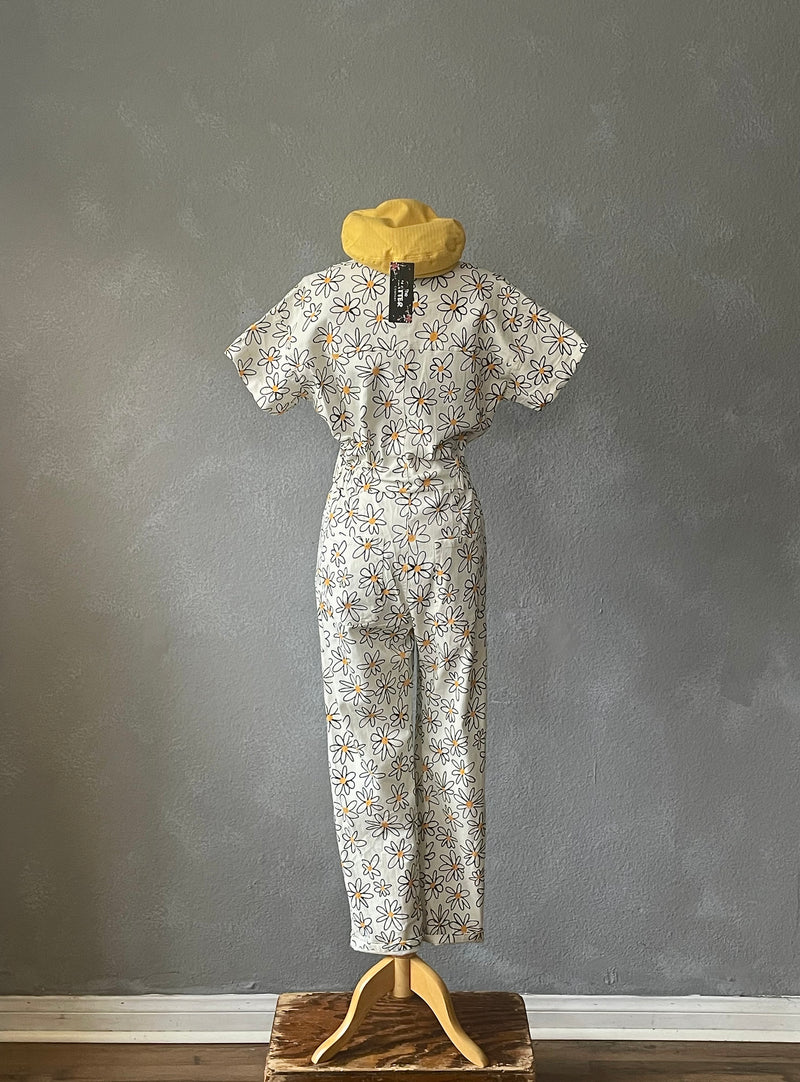 Fleur Denim Overalls