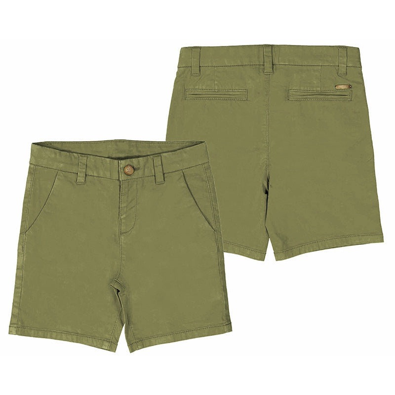 Button Chino Shorts