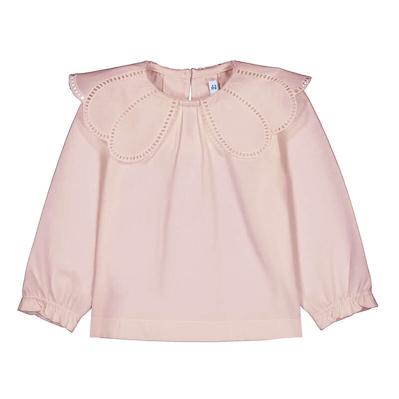 Pink Petal Collar Top