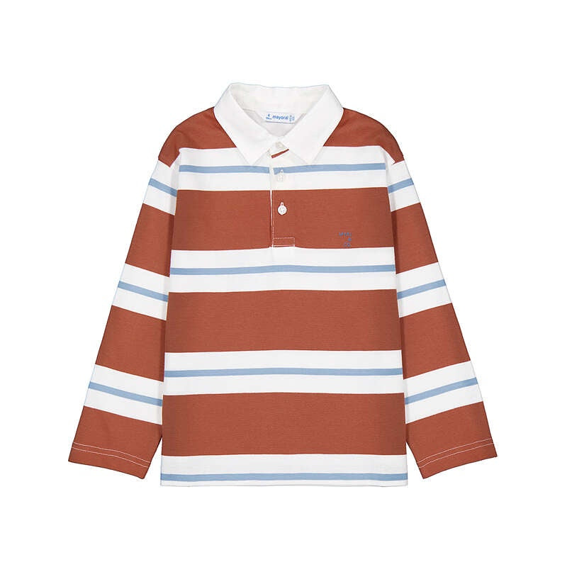 Burnt Orange Stripe Top