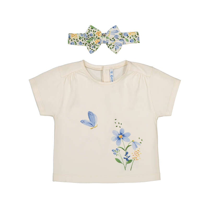 Floral Top w Headband