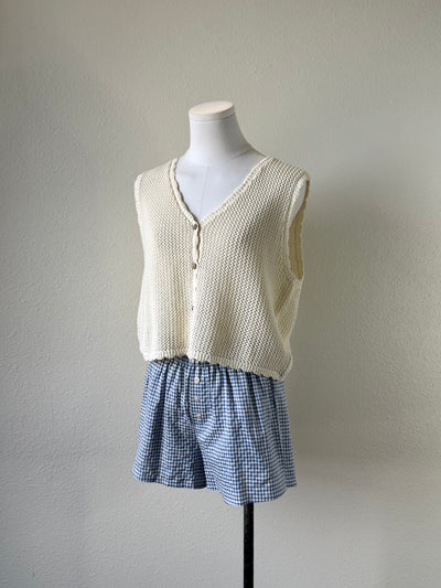 Gingham Lounge Shorts