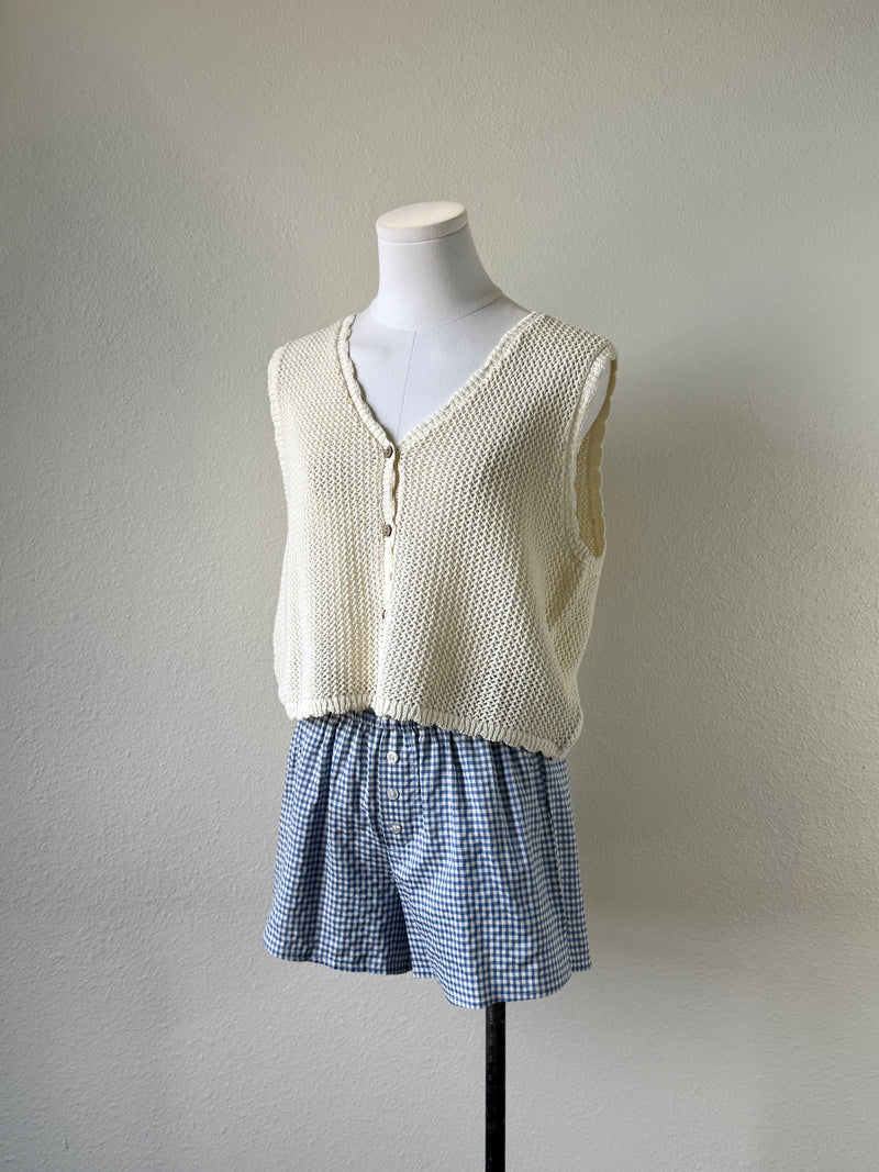 Gingham Lounge Shorts