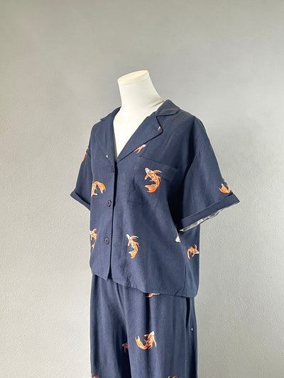 Goldfish Button Up