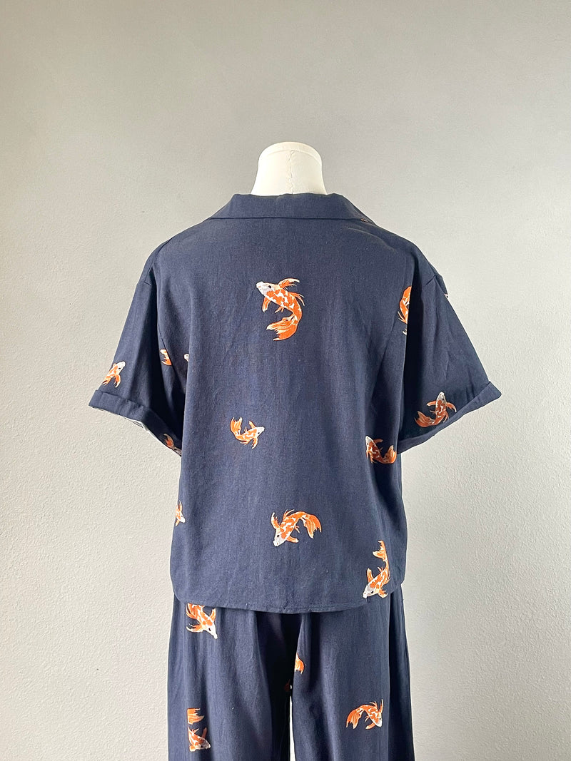 Goldfish Button Up