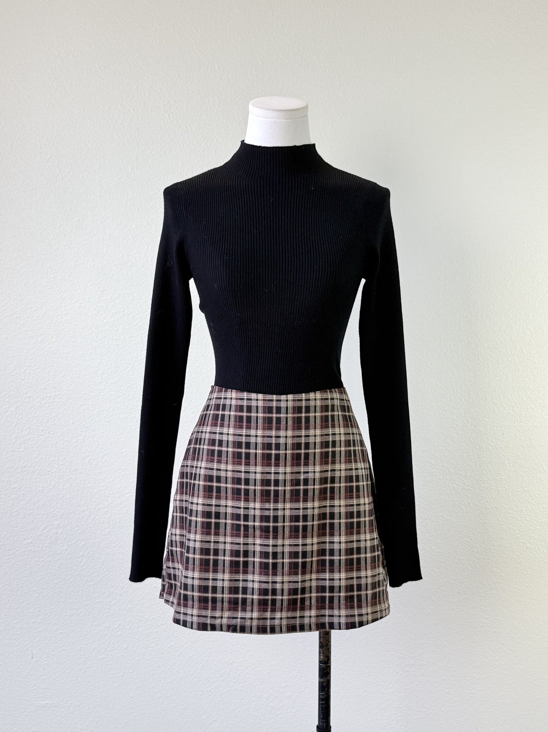 Harvest Plaid Skort