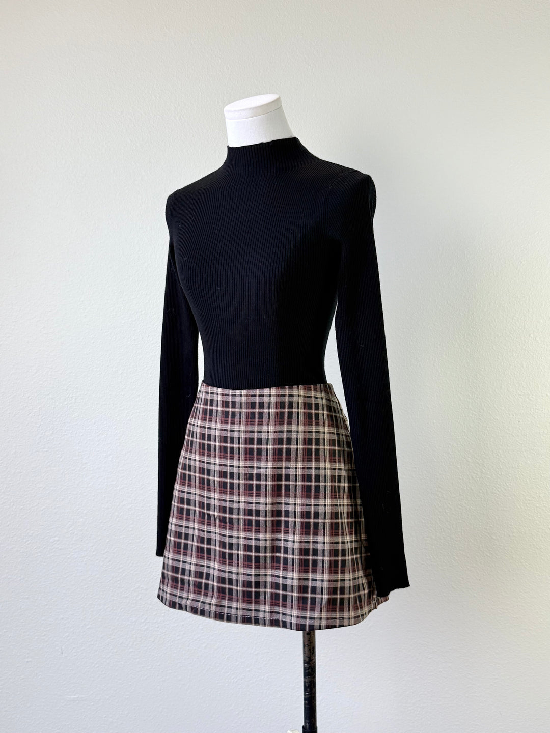 Harvest Plaid Skort