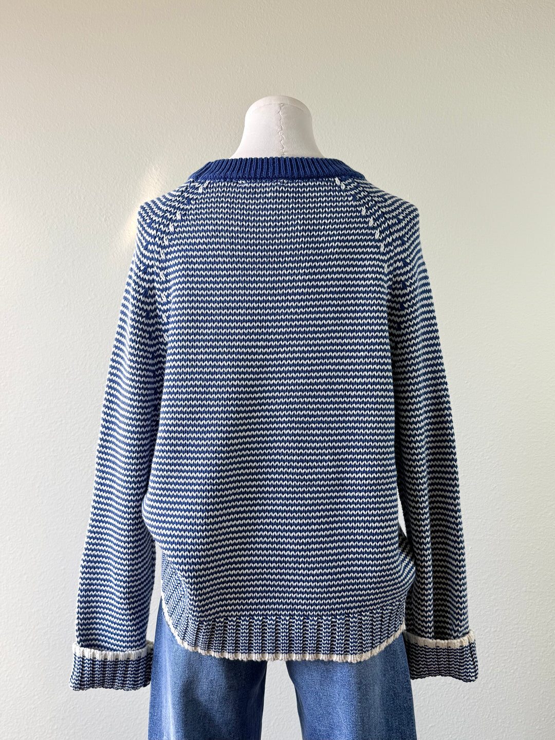 Indigo Stripe Sweater