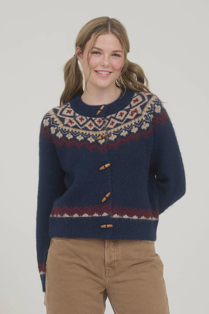 Faire Isle Toggle Sweater