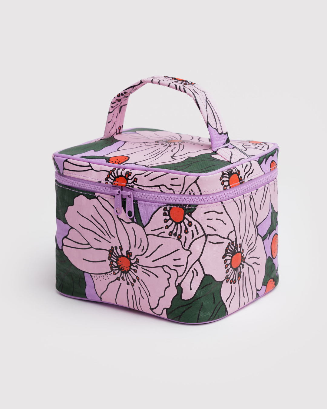 Pink Poppy Lg Cosmetic Case