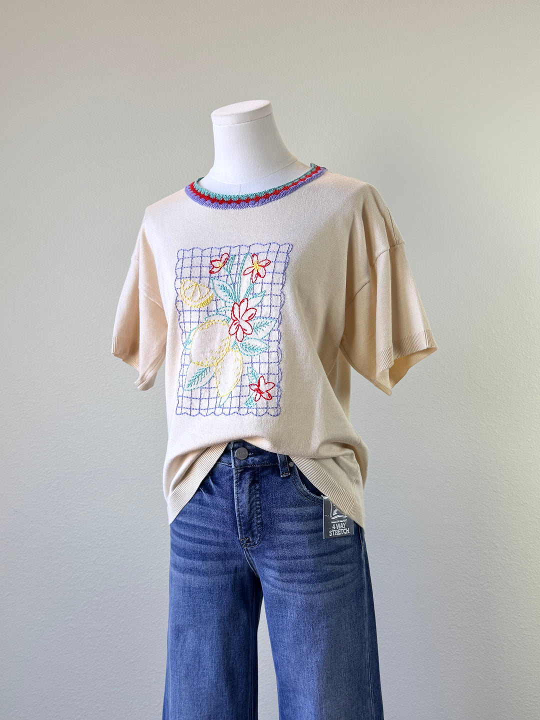 Mateo Embroidered Sweater