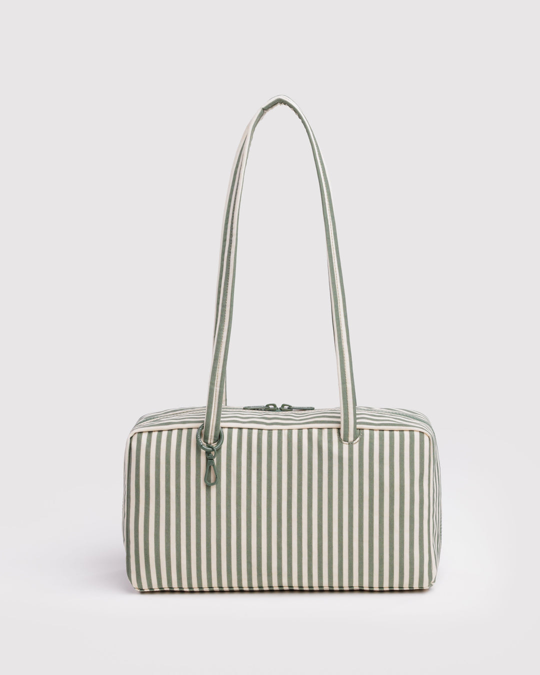 Sage Stripe Bowler Bag