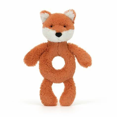 Bashful Fox Ring Rattle