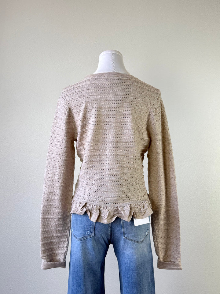 Raven Knit Button Down