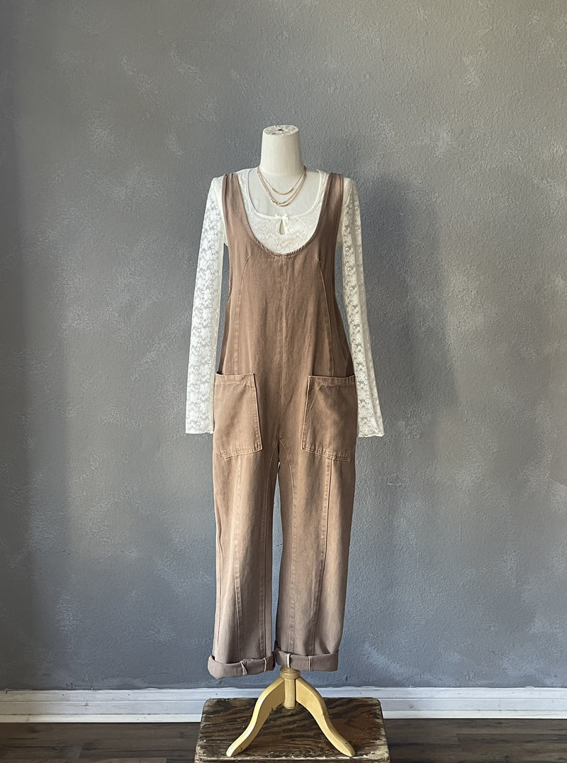 Sarai Denim Overalls