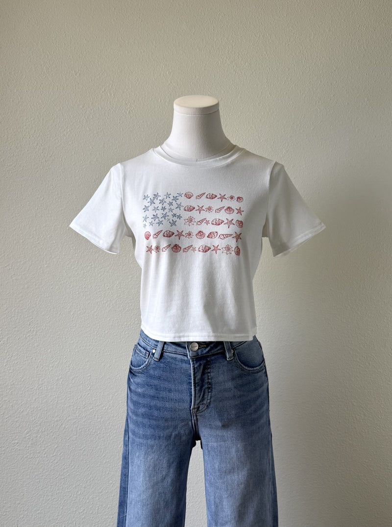 Seashells Baby Tee