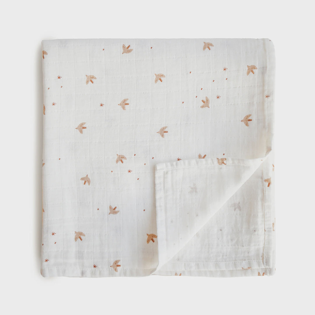 Sparrow Muslin Swaddle