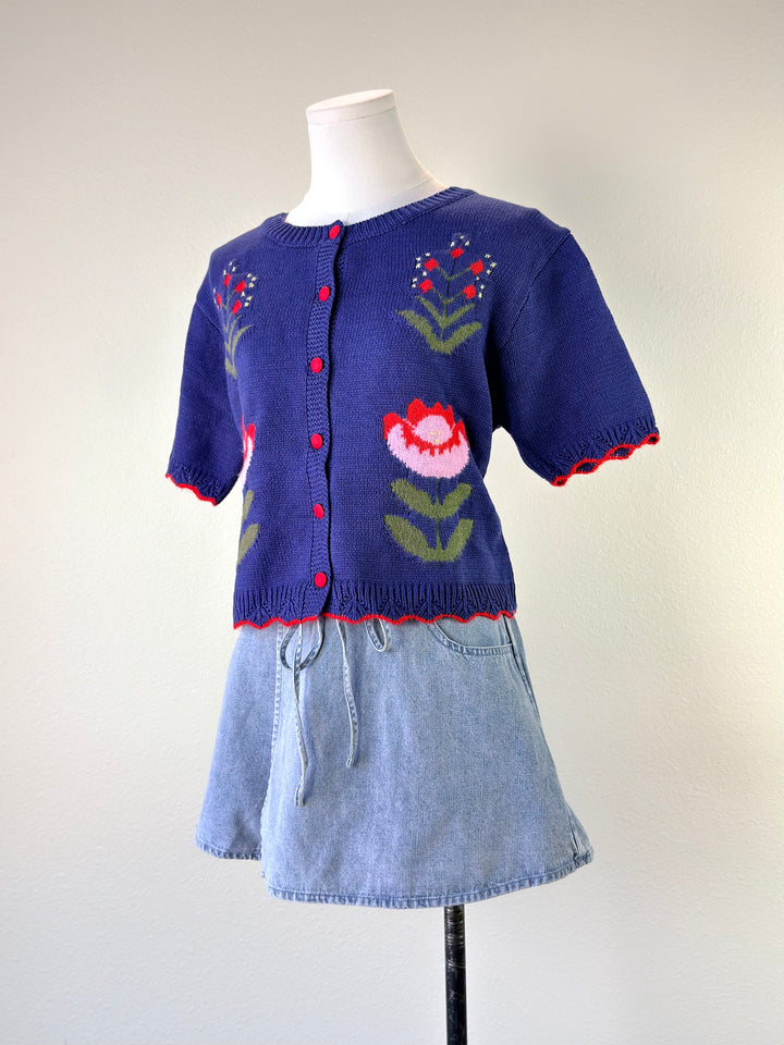 Spring Flowers Sweater