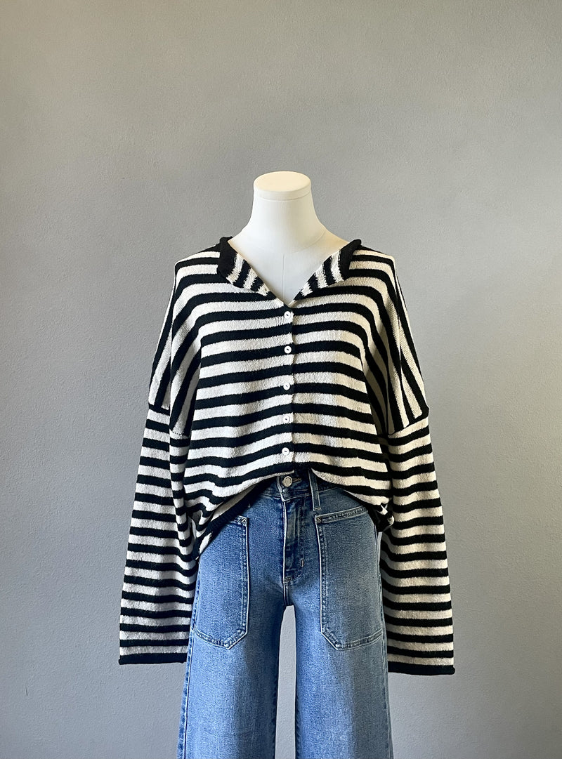 Striped Avalon Cardigan