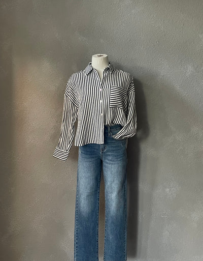 Tommy Stripe Button Down