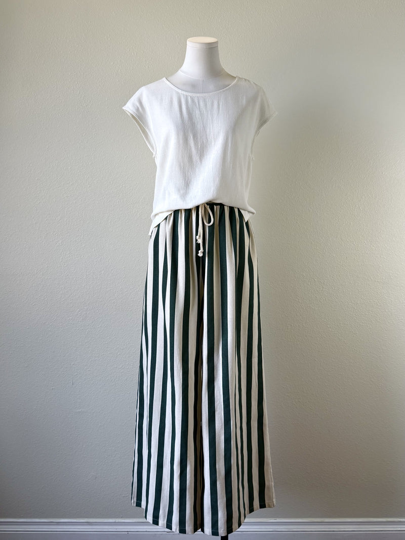 Wide Stripe Pants