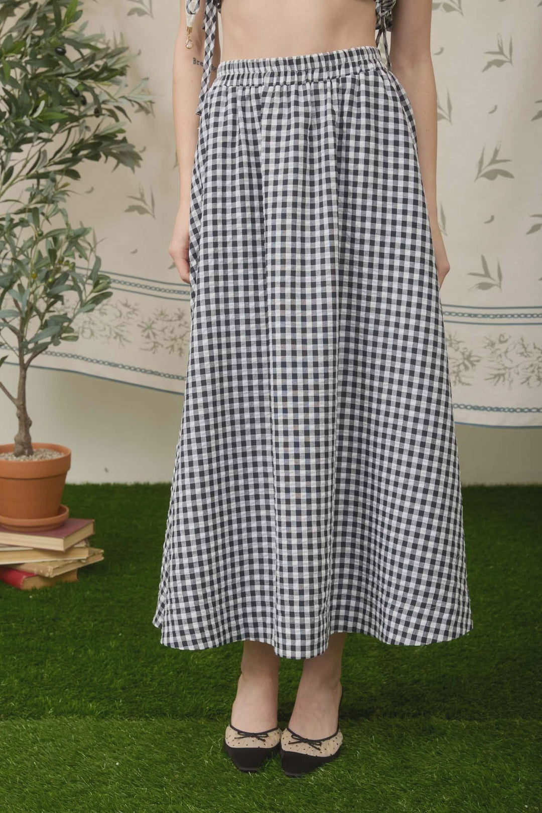 Eliza Gingham Skirt