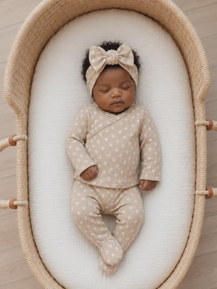 Almond Bloom Layette Set