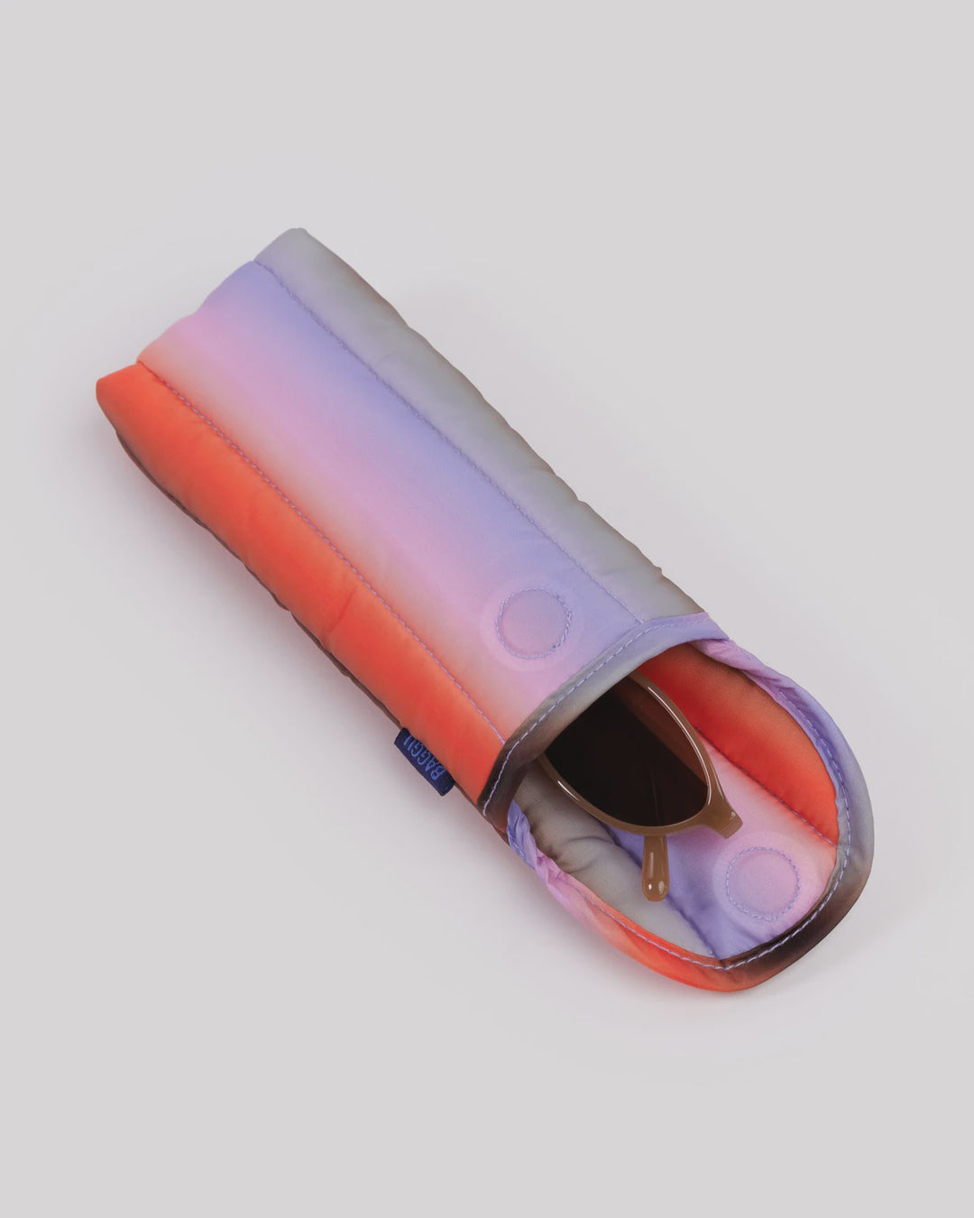 Gradient Stripe Poppy &amp; Lilac Glasses Sleeve